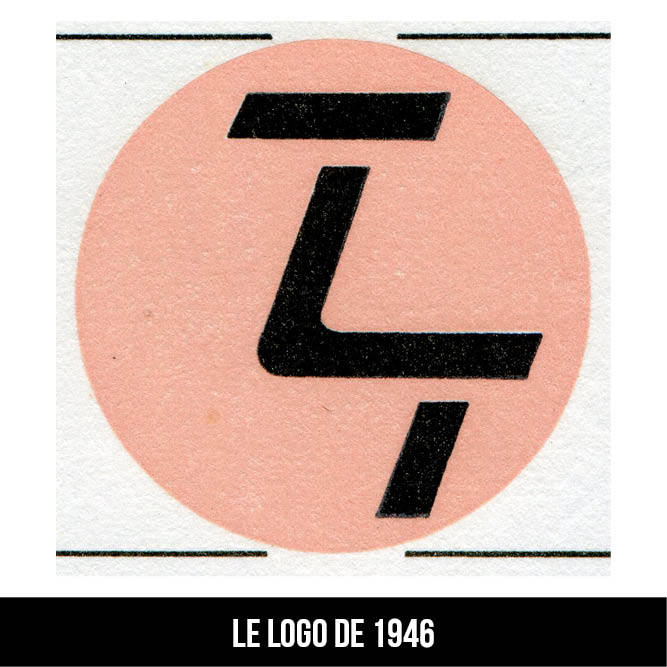 Le logo TT de Transports Tramblay en 1946